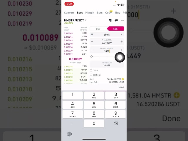 Wie verkaufe ich hmstr-coin auf binance | Hamster-zu-Usdt-Konvertierungsmethode | So erhalten Sie eine Hamstermünze