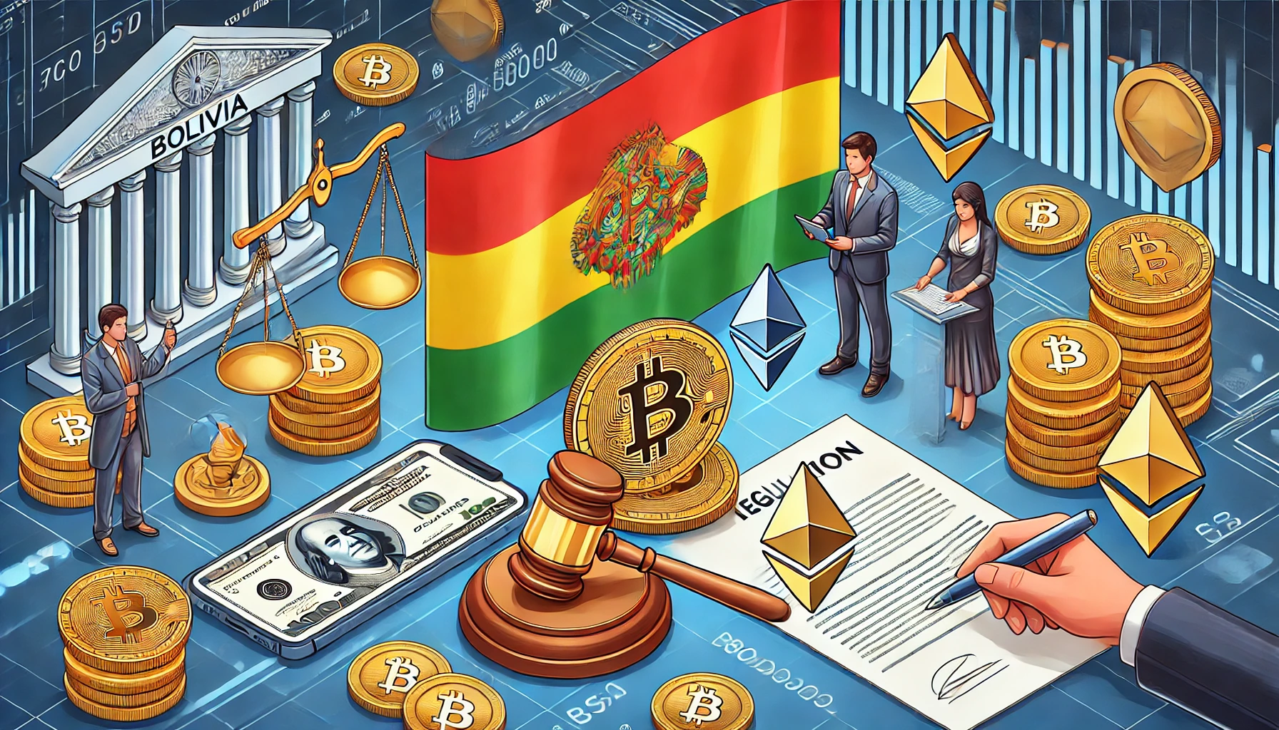 La Banque centrale de Bolivie annonce un doublement des volumes de transactions cryptographiques au troisième trimestre 2024