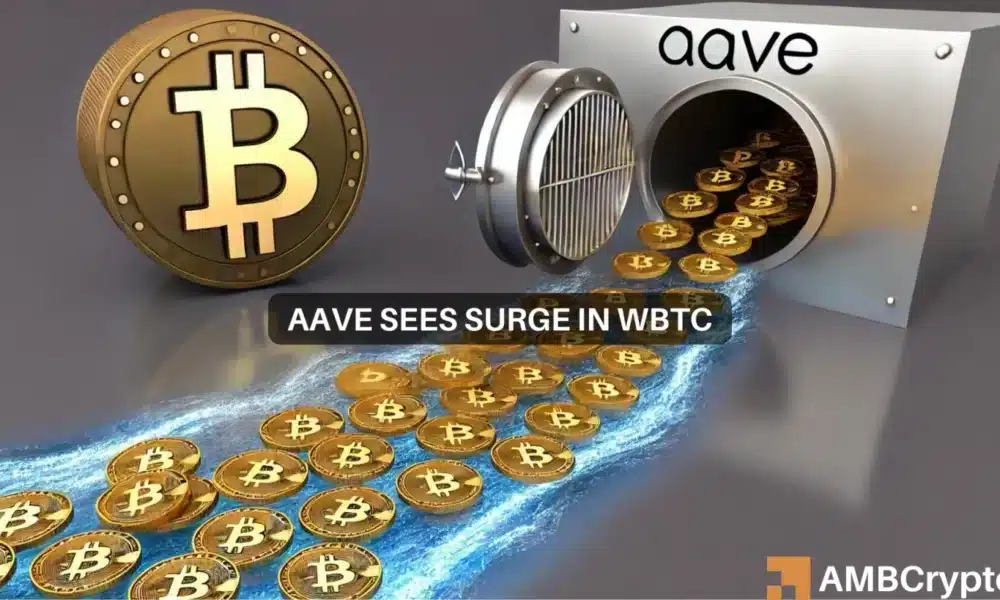 WBTC 在 AAVE 上創下歷史新高，在 DeFi 借貸領域佔據主導地位