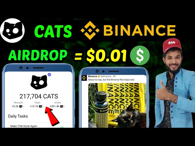 Cats Airdrop 交換 Binance 、 Bybit 、 bitget | Cats トークンの引き出し | Cats エアドロップ上場日