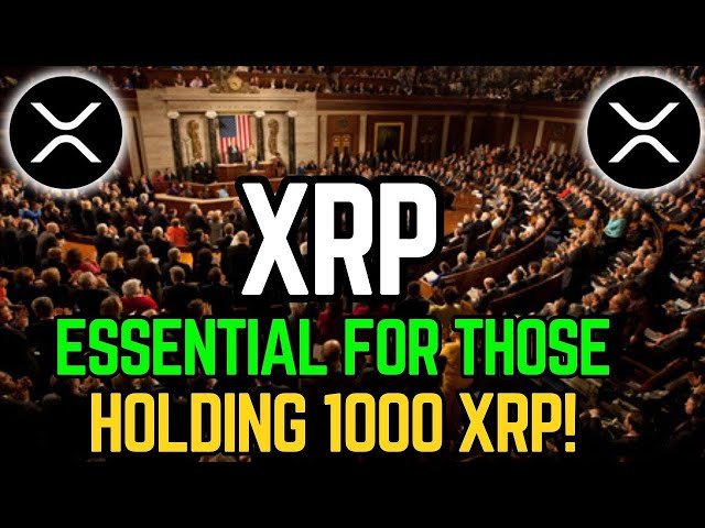 리플 XRP - 미국 의회가 XRP에 대해 폭탄 선언을 했습니다! XRP당 $10,000가 예상됩니다! 오늘의 XRP 뉴스