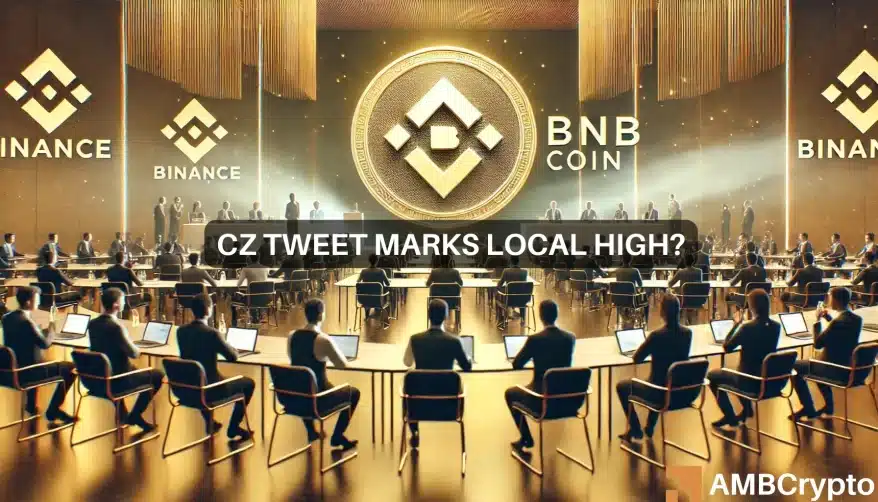 Prévision de prix de Binance Coin (BNB) : le tweet « gm » de CZ ne parvient pas à impressionner, une cassure de la fourchette est peu probable