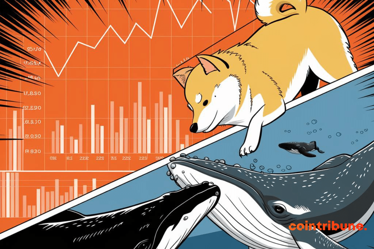 Les baleines Dogecoin refont surface : une augmentation de 3,3 % en 24 heures et de 18,5 % en une semaine