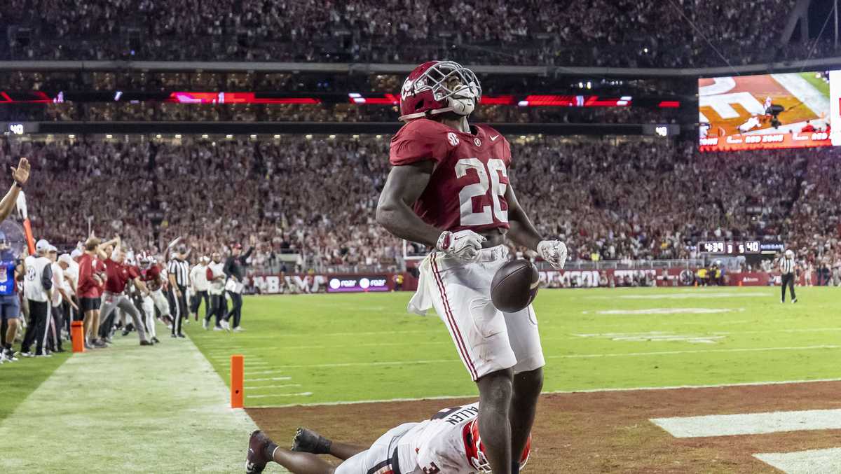 Ryan Williams erzielt einen 75-Yard-TD-Pass, während Alabama Nr. 4 Georgia Nr. 2 mit 41-34 betäubt