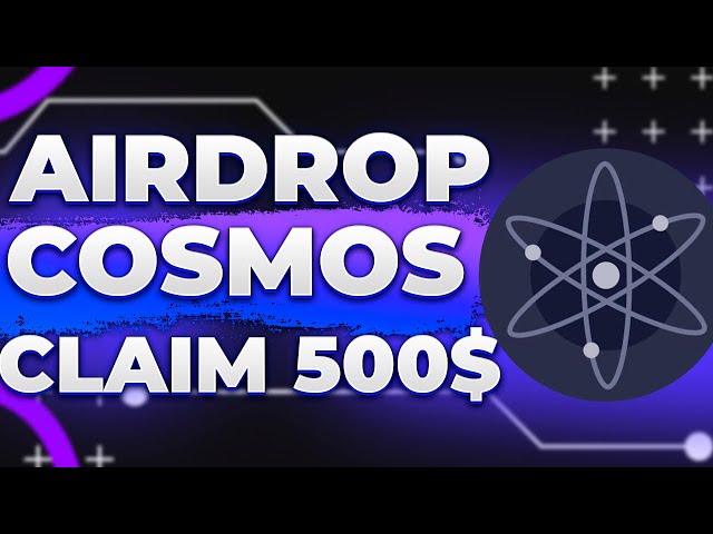 ATOM 새로운 합법적 수입!!! 암호화폐!! 500$ 코스모스 토큰 에어드랍