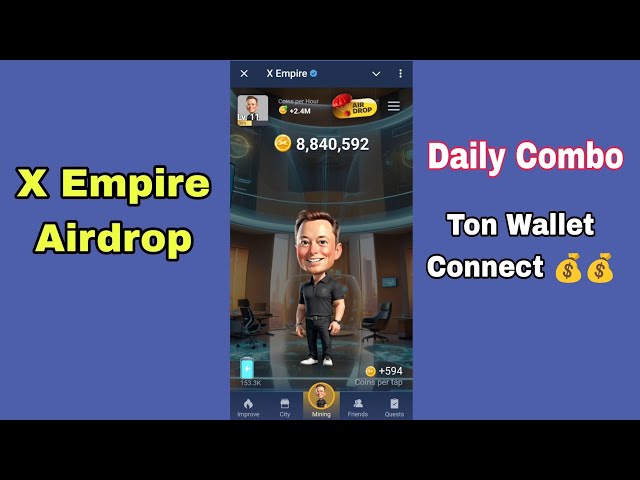 X-Imperium | x Empire Tageskombination | x Empire Ton Wallet Connect | x Empire-Airdrop-Token