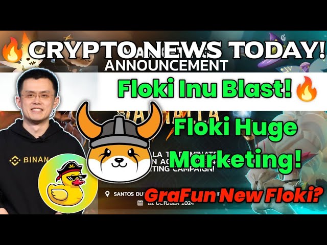 🔥GraFUN과의 Floki Inu 코인 파트너십 | CZ 바이낸스 돌아가기| 브라질의 Floki 마케팅| 그라펀 블래스트?