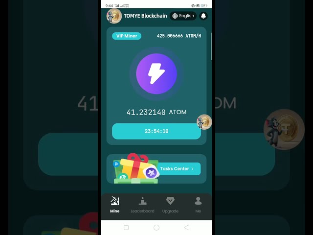 Nouveau Site minier gratuit ai-tomcoin Airdrop plus USDT Gagnez quotidiennement 10000 jetons/pièces d'atomes Preuve en direct gratuite