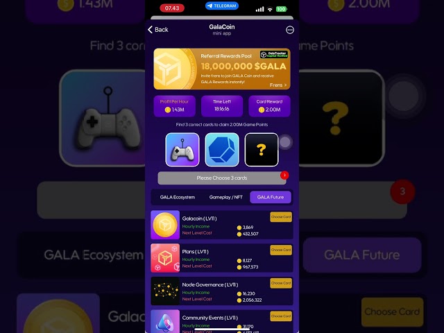 Gala Coin Daily Combo today 29 september 2024 | GalaCoin Combo - #GalaCoin_Combo