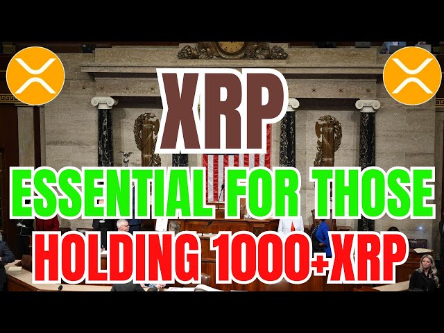 瑞波 XRP - 美国国会发布了关于 XRP 的重磅炸弹！预计每个 XRP 价值 10,000 美元！