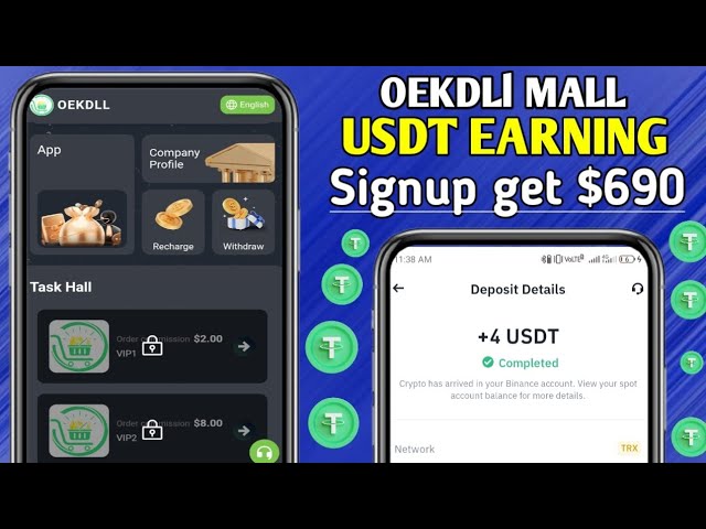 새로운 USDT 투자 프로젝트 | 온라인 USDT 적립 플랫폼 2024 | 오늘 새로운 USDT 적립 사이트