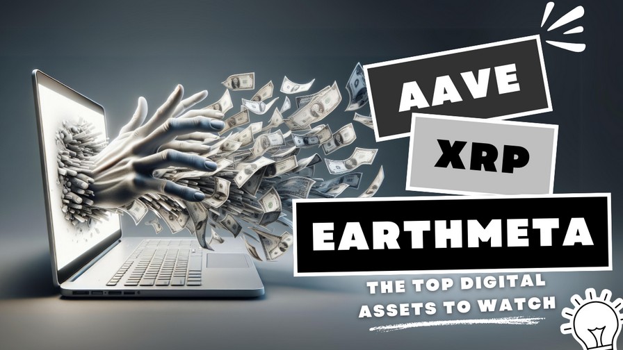 AAVE、XRP 與 EarthMeta：2024 年最值得關注的數位資產