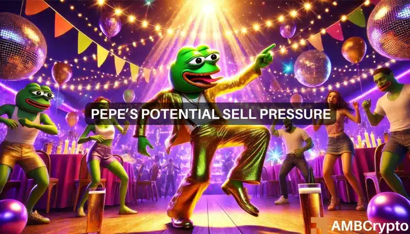 Pepe (PEPE)가 3개월 저항을 깨고 3개월 저항에 가까워진 후 약간의 가격 하락을 확인했습니다.