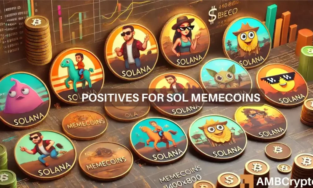 Les Memecoins de Solana (SOL) affichent de forts gains, faisant grimper la capitalisation boursière de l'écosystème