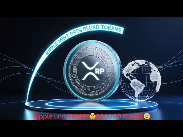 XRP Ripple crée 99 % des jetons RLUSD, soit un total de 800 000, XRP est la monnaie relais dans SWIFT.