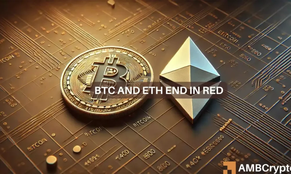 比特币 (BTC) 和以太坊 (ETH) 九月底尽管有所下跌，但仍波动较大