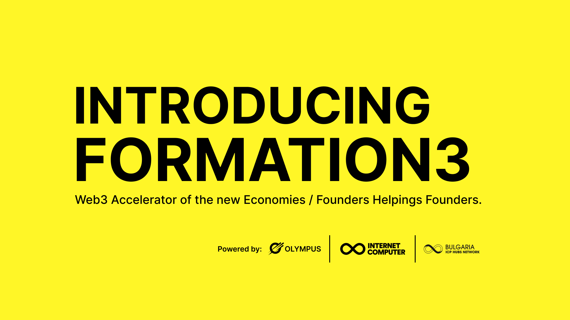 Formation3 在奥林巴斯平台上推出尖端程序，揭示 Web3 加速的未来