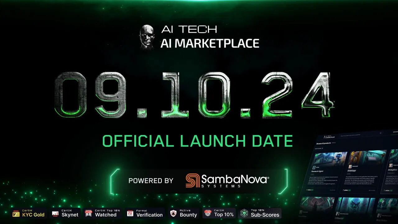 L’avenir de l’IA est sur le point de faire un grand pas en avant avec le lancement de l’AI Marketplace le 9 octobre.