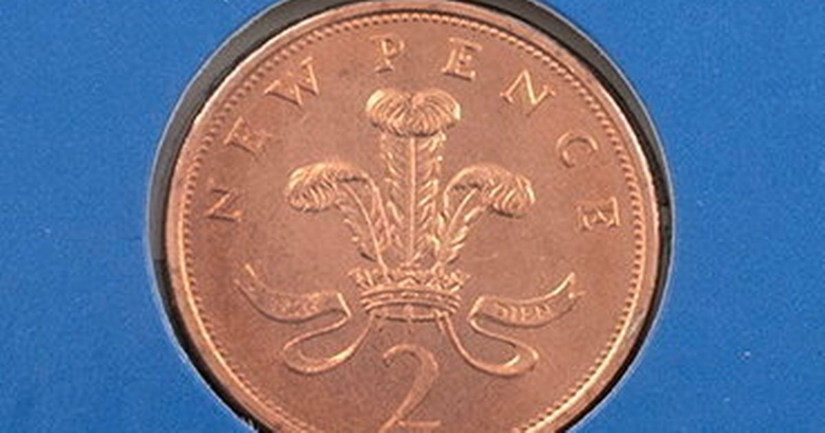 Rare 2p coin minted with wording error in 1983 sells for £700