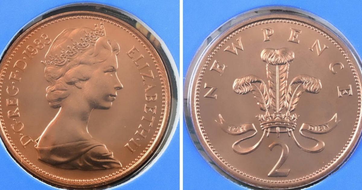 Rare 2p coin which reads 'new pence' instead of 'two pence' sells for £700 at auction