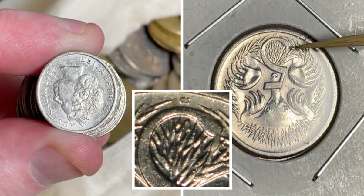 Aussie coin collector urges people to check their change for a rare 5 cent coin that is worth hundreds of times its face value