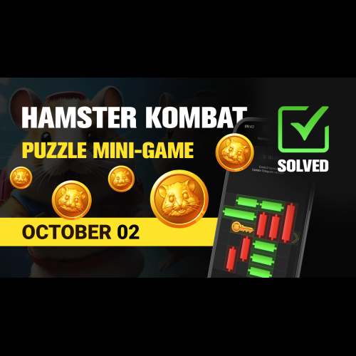 Hamster Kombat Mini Game Puzzle Solution - October 02, 2024