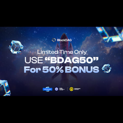 BlockDAG Ignites Market Frenzy with 50% Bonus on BDAG Coin Purchases