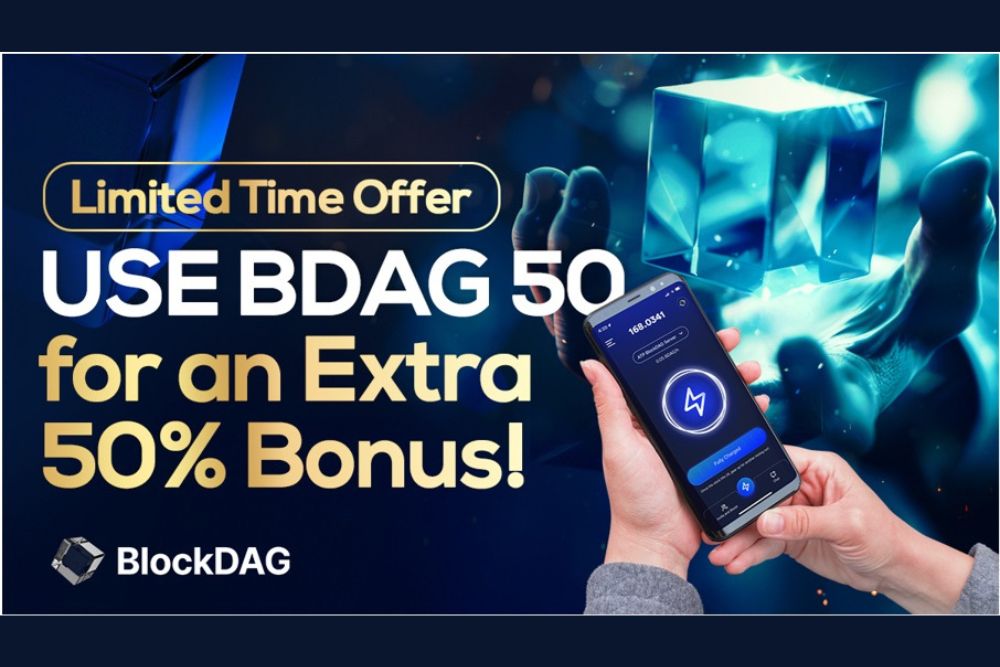 BlockDAG 冲向终点线，购买 BDAG 代币可获得 50% 的奖励，Kaspa 的目标是攀升至 5 美元，TRON 实施战略代币销毁