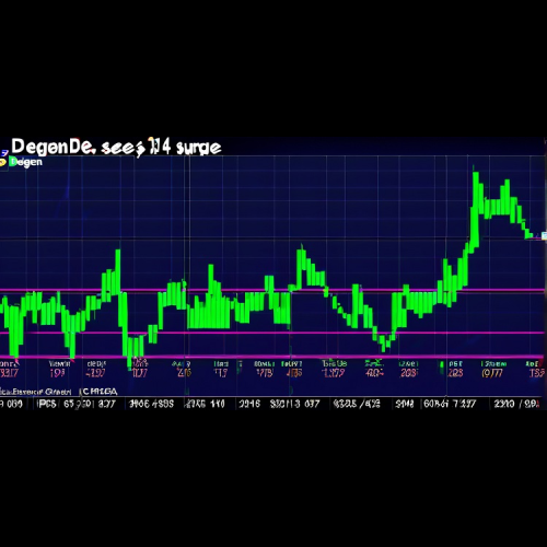 Le jeton $DEGEN est témoin d’une augmentation de l’activité, signalant un intérêt croissant et une éventuelle poussée du marché