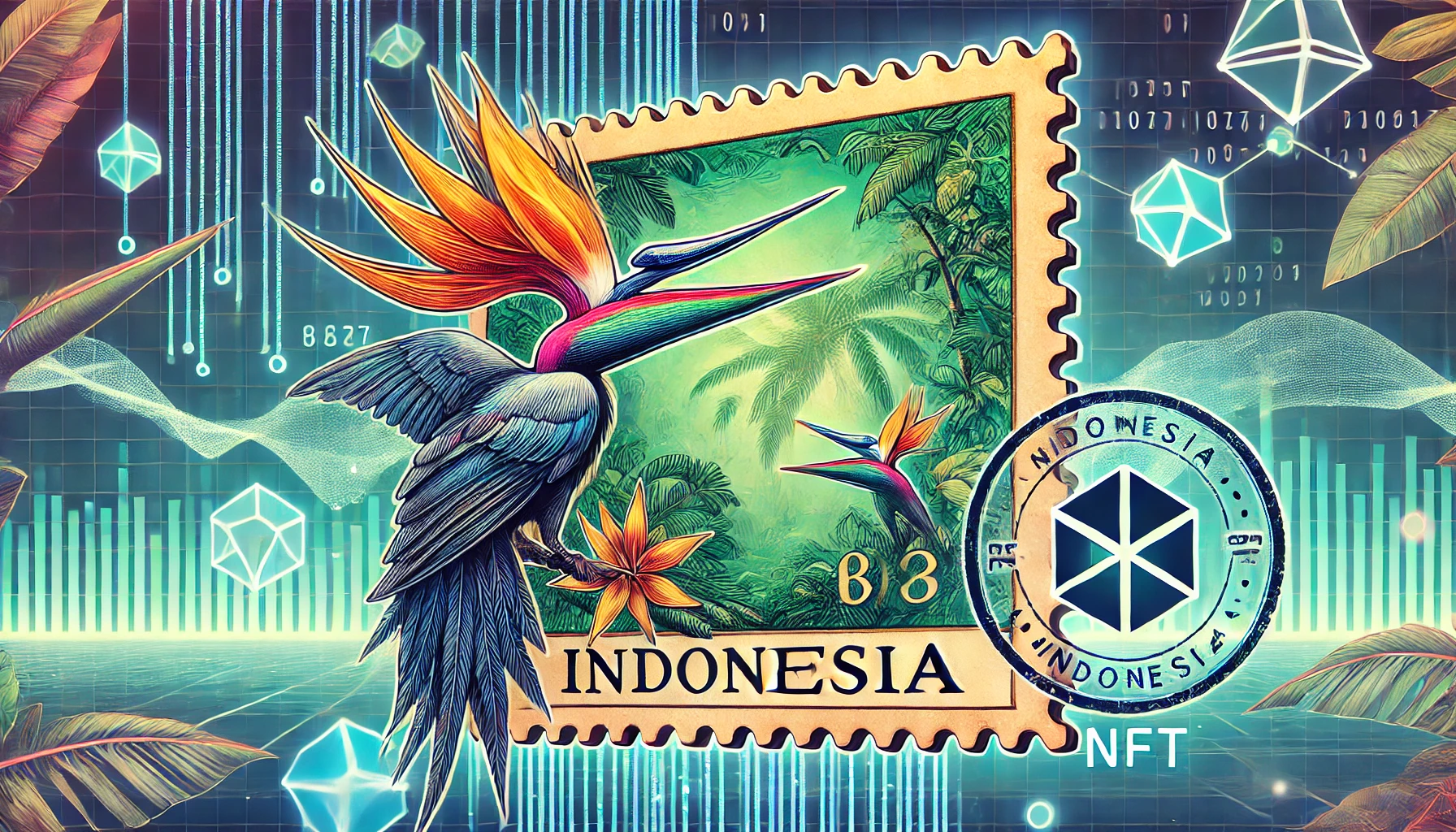 Pos Indonesia présente les premiers timbres NFT, alliant tradition et technologie