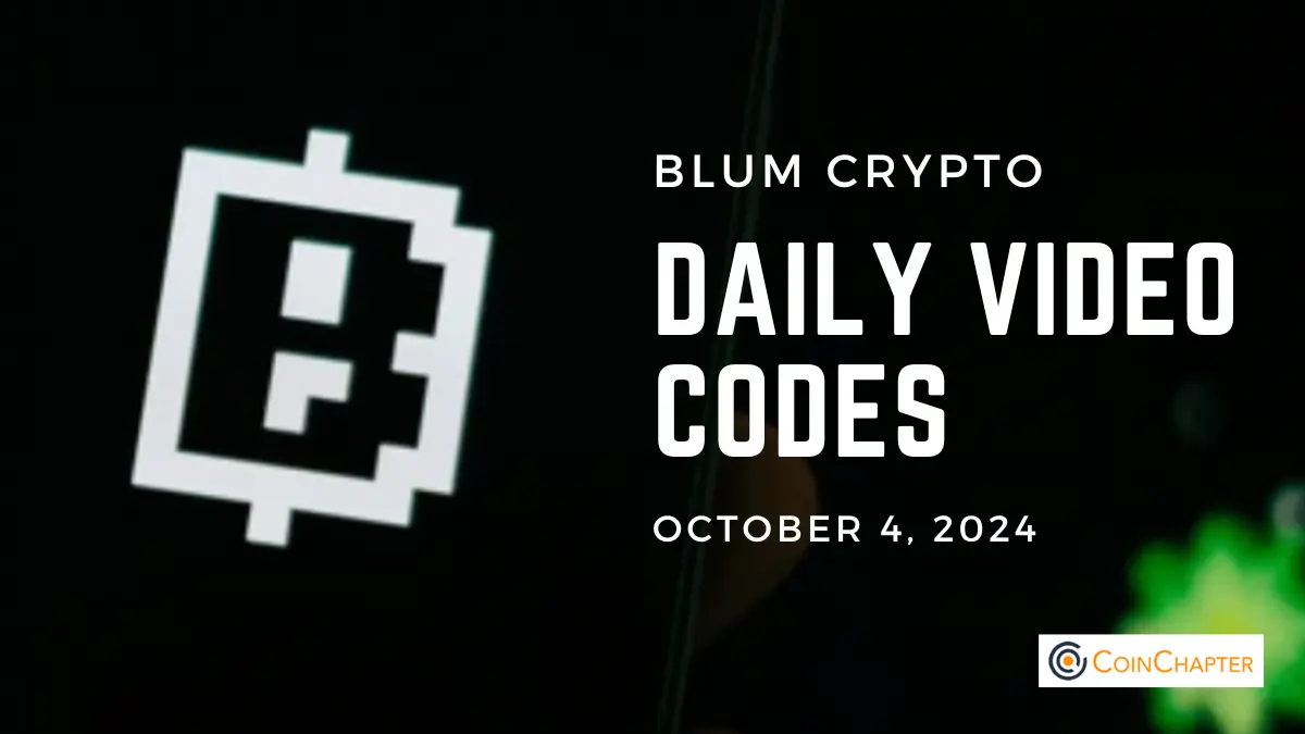 Blum Daily Video Verify Codes for October 4, 2024