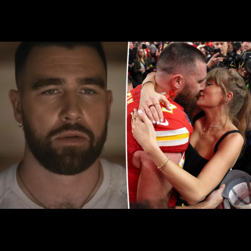 Travis Kelce Seemingly Dropped a Sweet Hint for His Sweetie, Taylor Swift, During His “Grotesquerie” Acting Debut