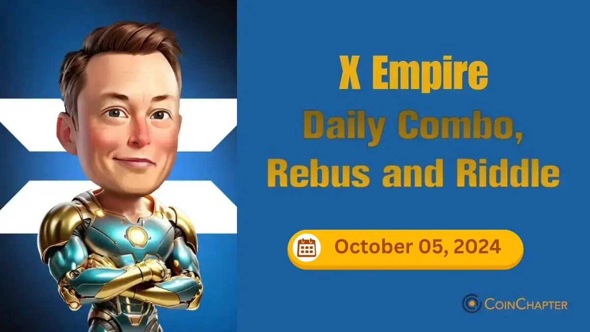 X Empire Daily Combo, Rätsel des Tages und Rebus des Tages für den 5. Oktober 2024