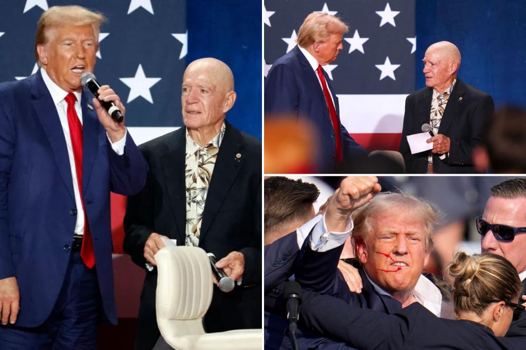 Vietnam War Veteran Gives Donald Trump His Purple Heart After Being Moved by His Reaction to Assassination Attempt