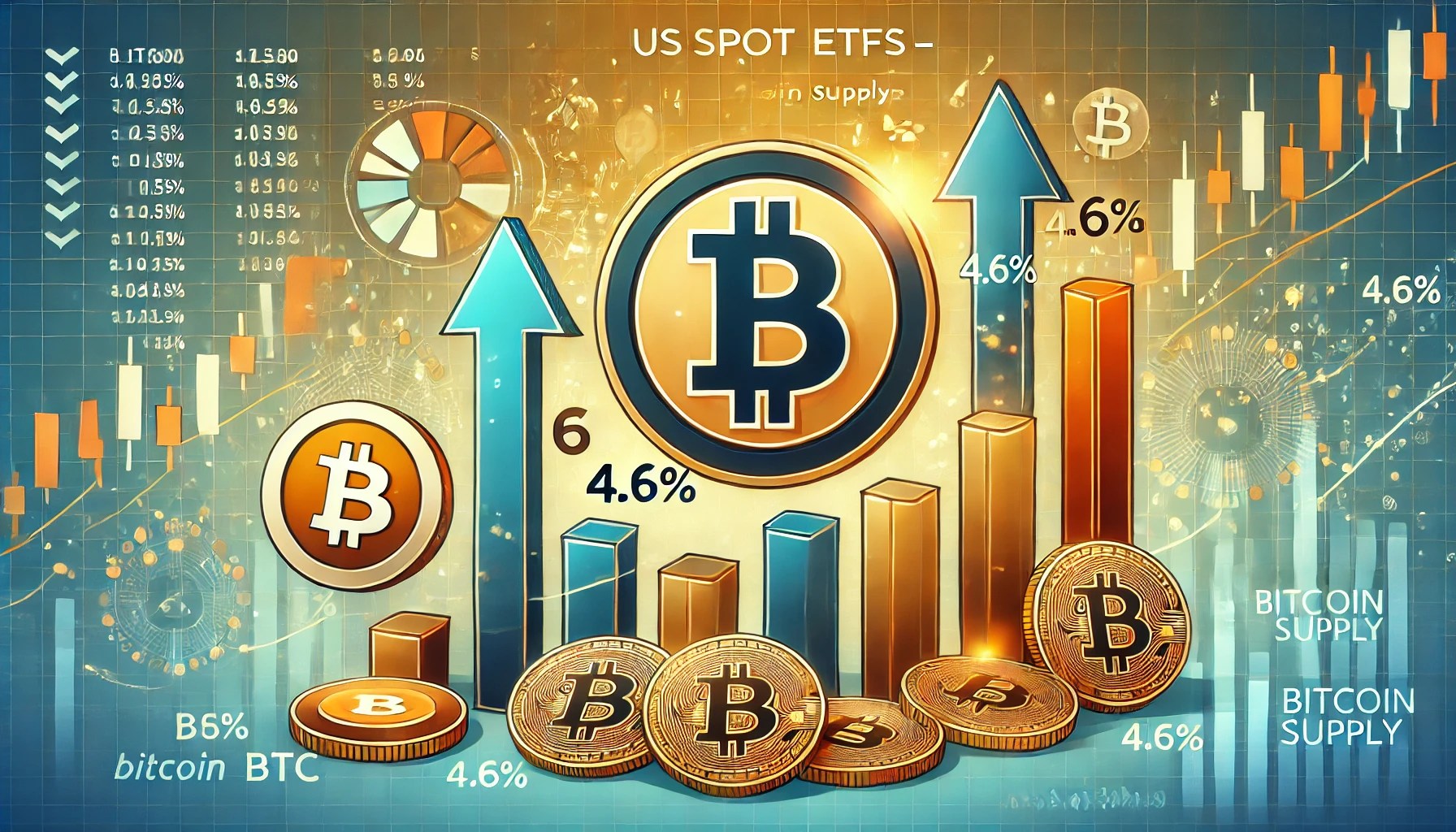 ビットコイン（BTC）価格分析：米国のスポットETFが総供給量の4.6％を占めるため、伝統的な投資家は押し目を買う