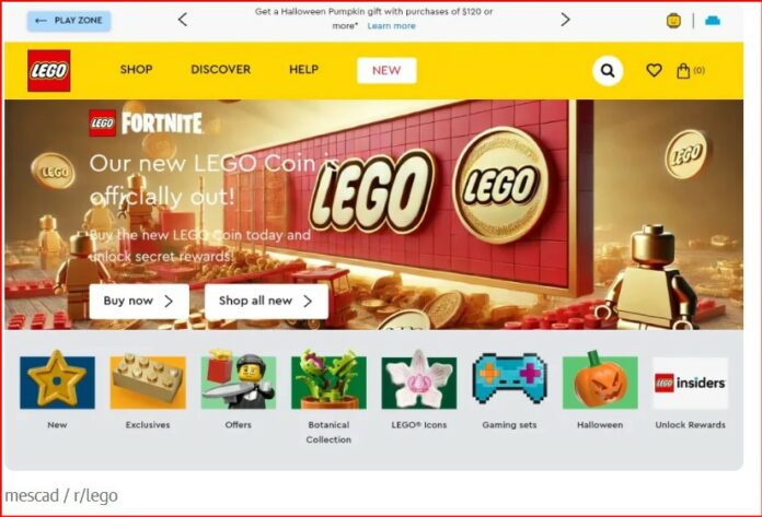 Lego.com 被加密騙子駭客攻擊，承諾推出品牌加密貨幣