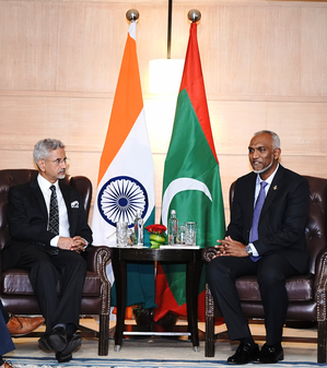 Maldives President Mohamed Muizzu Begins 5-Day State Visit to India, EAM Jaishankar Calls on Him