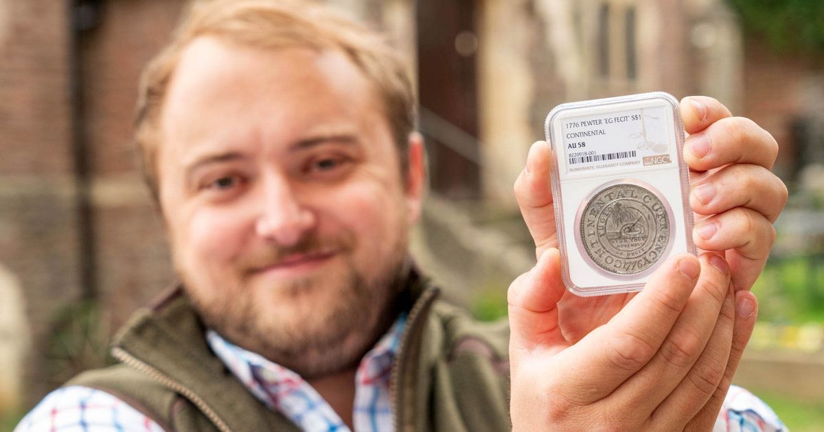 Rare American coin from year of Declaration of Independence found in a TOFFEE TIN and sells for £25,000