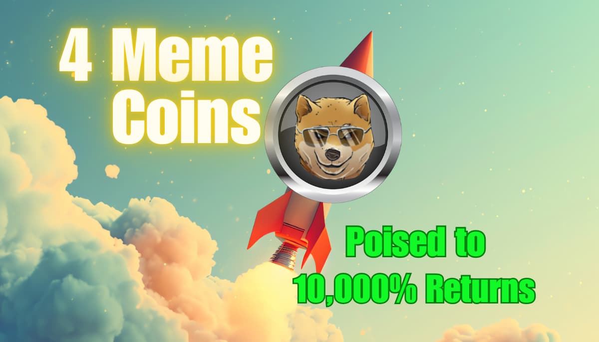 Don't Miss Out on the Next Shiba Inu! 4 New Meme Coins Poised for Massive Growth, Potential Returns of Up to 10,000%