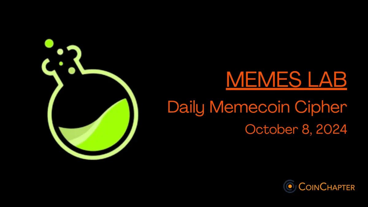 Memes Lab Daily Cipher: Oct. 8, 2024 – PUMP