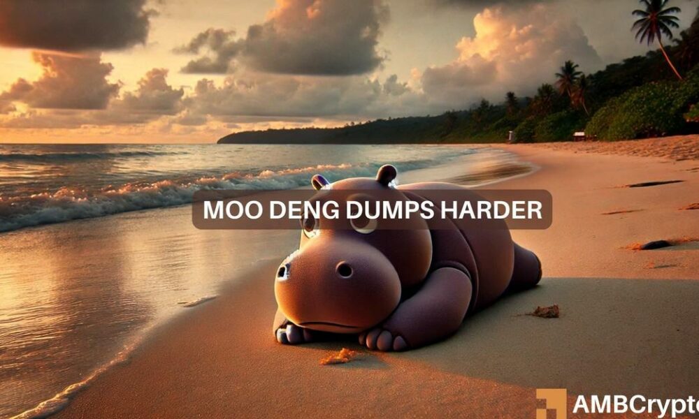 Moo Deng [MOODENG] Buterin이 Memecoin을 판매한 후 60% 급락