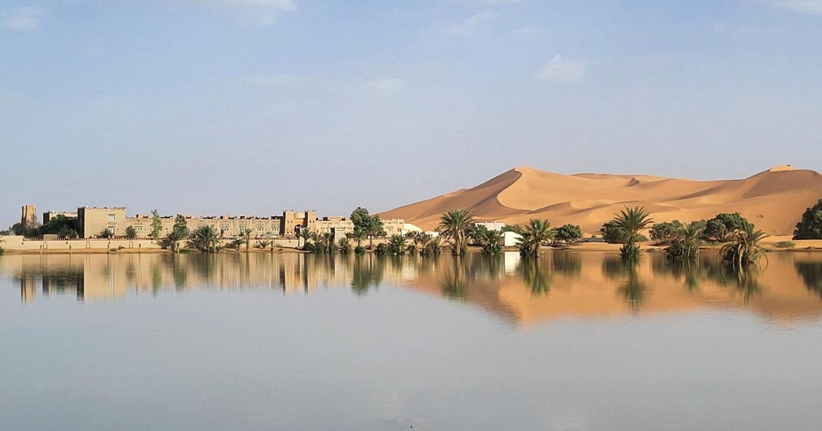 Morocco desert gets more rain in 2 days than it usually gets in a year