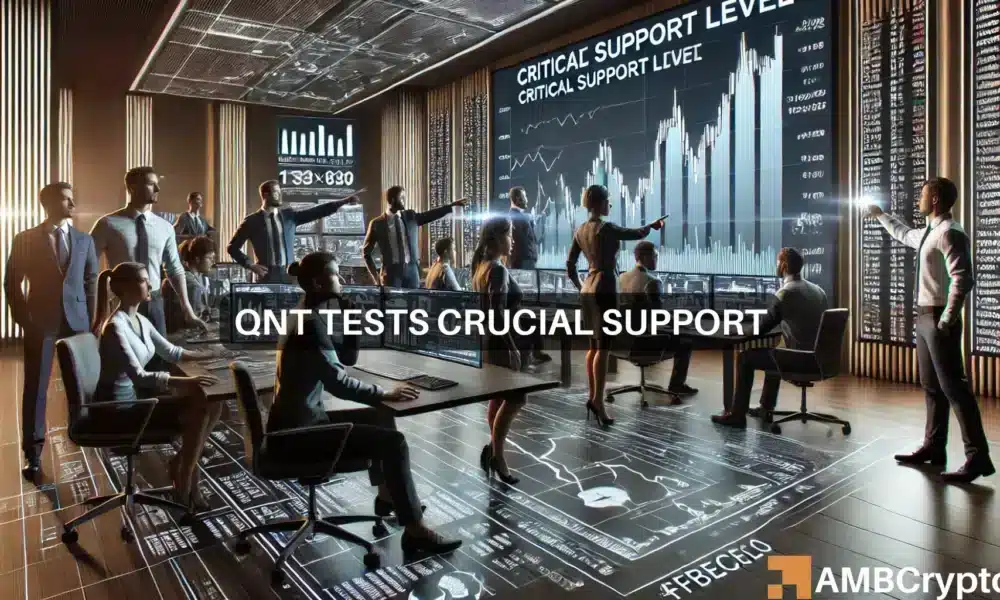 Analyse des prix Quant (QNT) : sous une pression baissière, les flux de change augmentent alors que les détenteurs perdent confiance