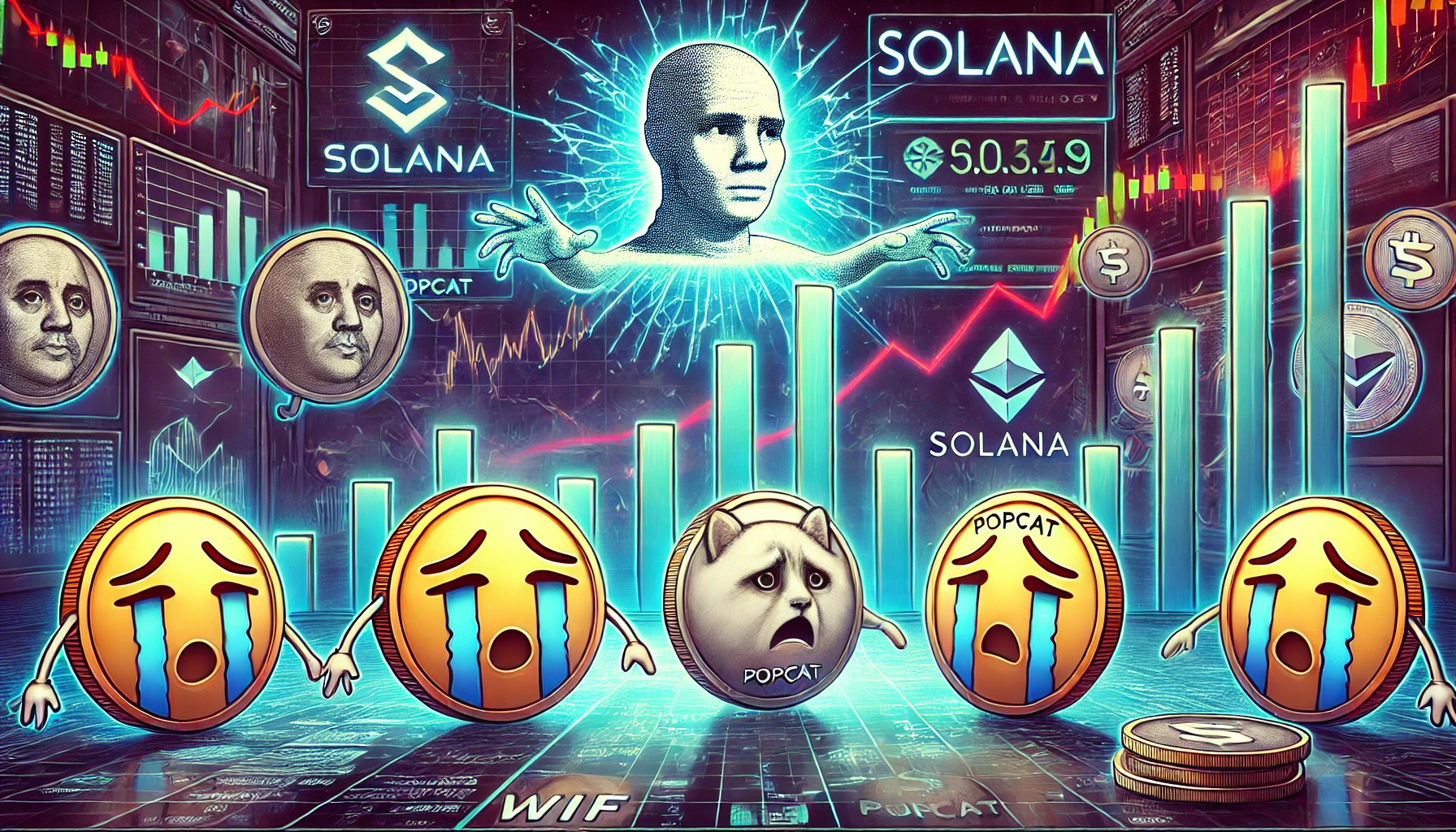 Solana Memecoins Market Heats Up Despite the Platform's Troubles, as Influential Crypto Figures Sound the Alarm