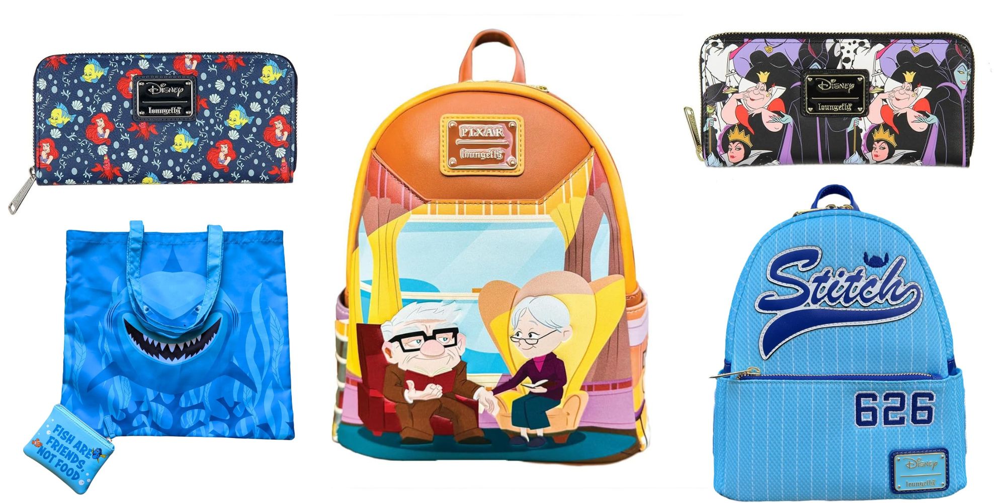 WDWNT Amazon Prime Big Deal Days : sacs à dos, portefeuilles et plus Loungefly inspirés de Stitch, "Le monde de Nemo", "Up", "Le Roi Lion", "L'Étrange Noël de Monsieur Jack" et plus encore