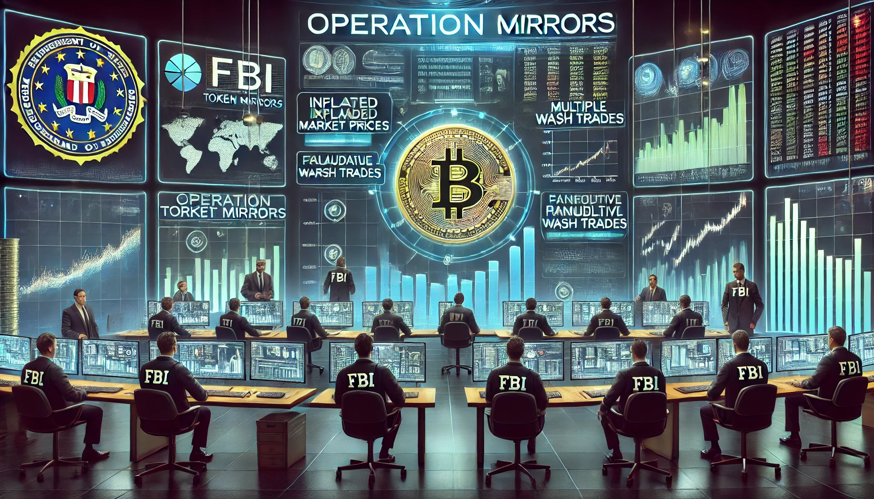 Token Mirrors 行动：FBI 刺杀加密货币欺诈，没收 2500 万美元加密货币