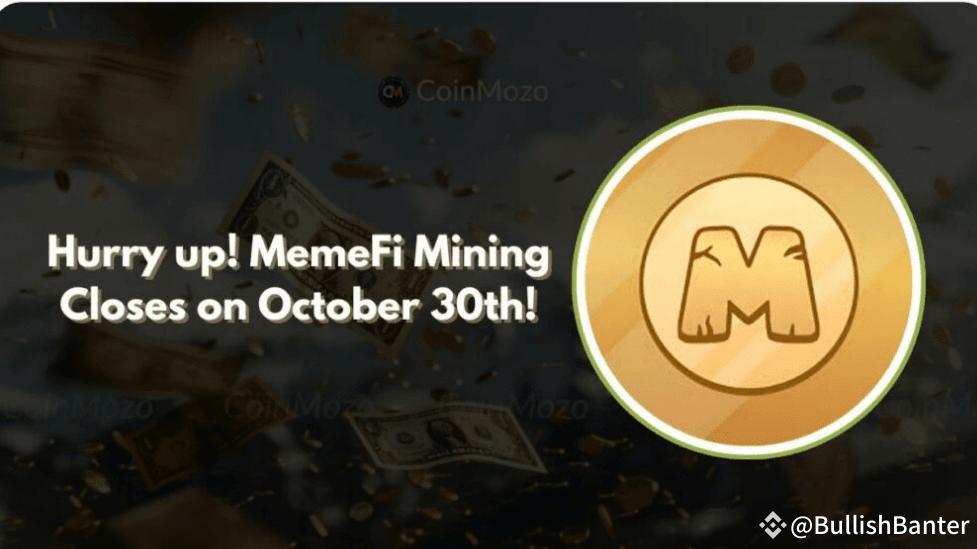 時間在流逝：MemeFi 挖礦計劃將於 10 月 30 日迎來壓軸戲