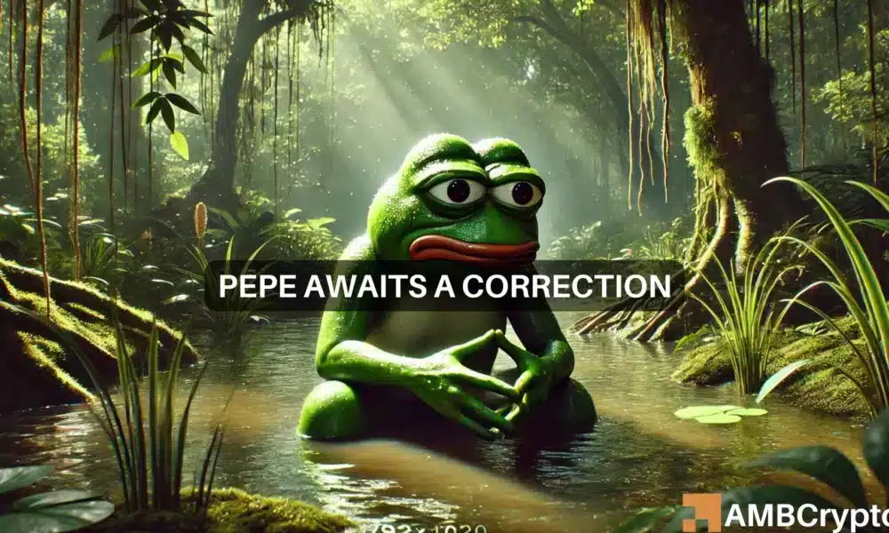 隨著拋售壓力上升，PEPE 價格調整可能即將到來