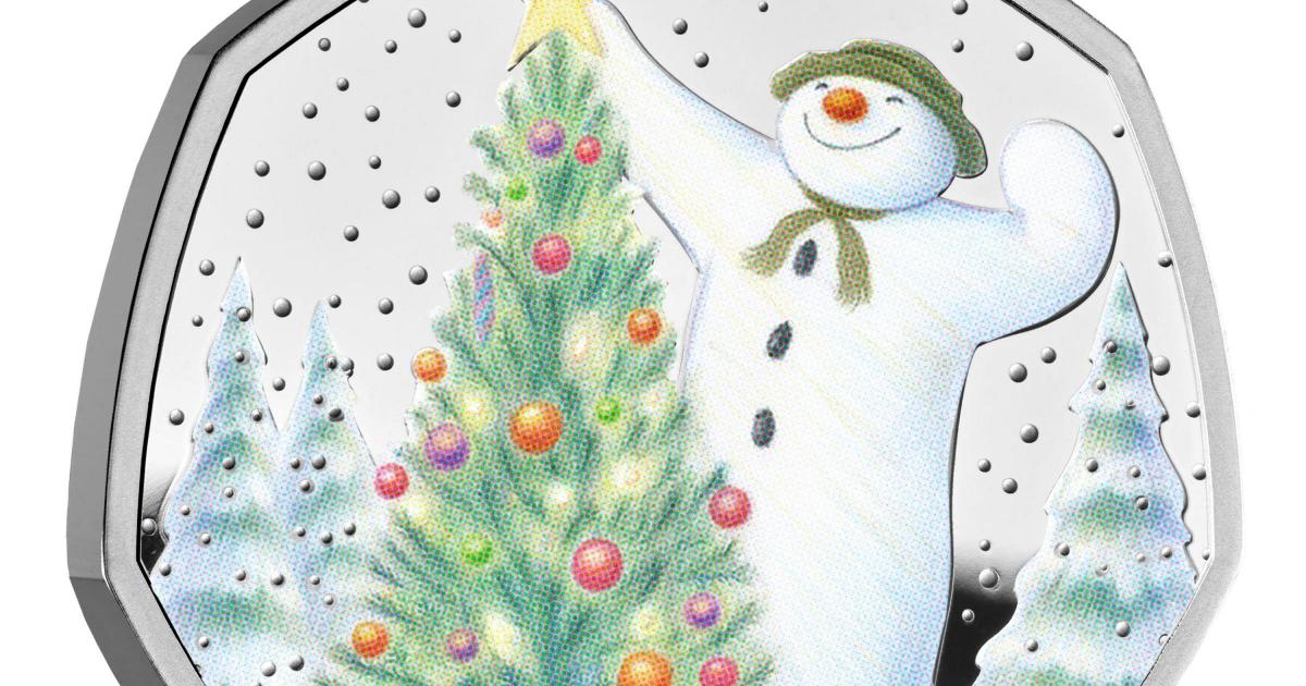 The Royal Mint has hidden a solid gold coin behind door 24 in one limited-edition The Snowman advent calendar