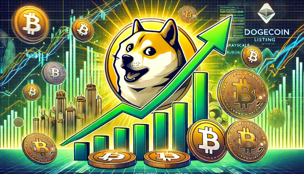 Dogecoin (DOGE) Price Surges 3.79% Today, Driven by Explosive Speculation Surrounding Grayscale's Potential Listing